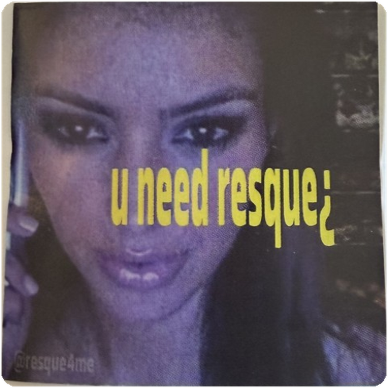 RESQUE sticker
